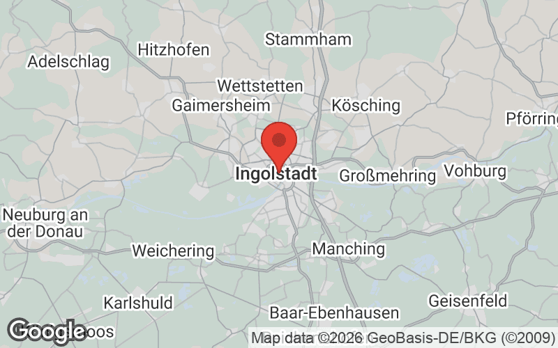 Karte von Ingolstadt