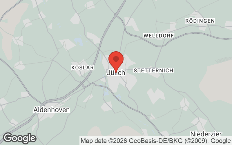 Karte von Jülich