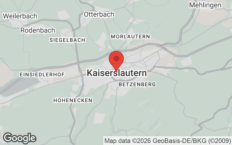 Karte von Kaiserslautern