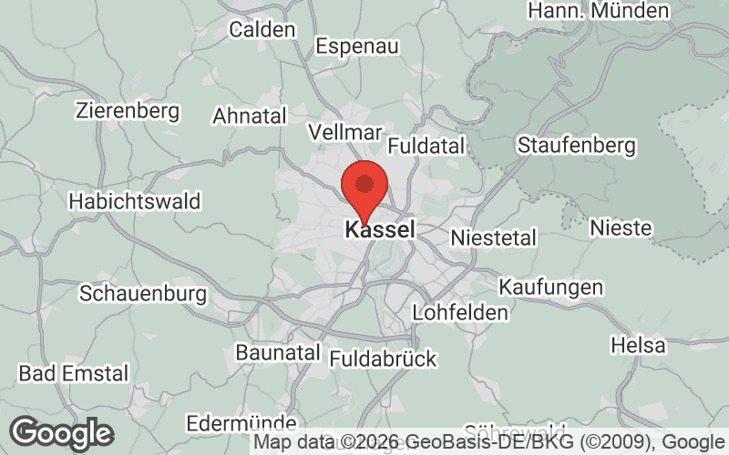 Karte von Kassel