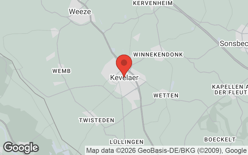 Karte von Kevelaer