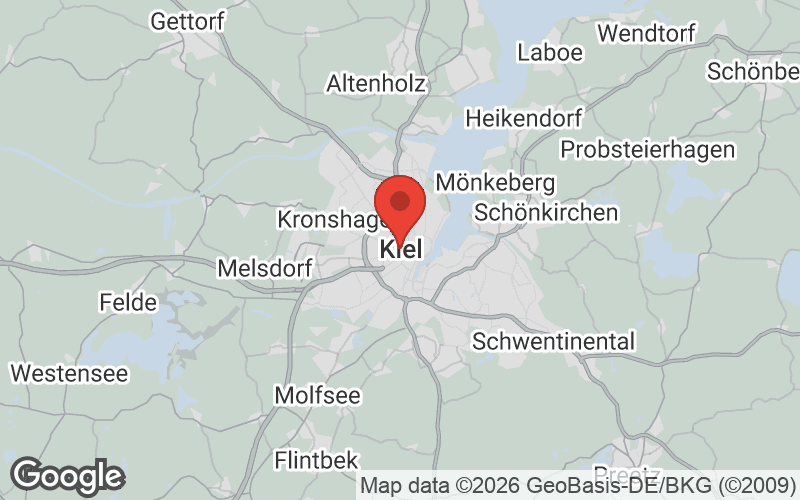 Karte von Kiel
