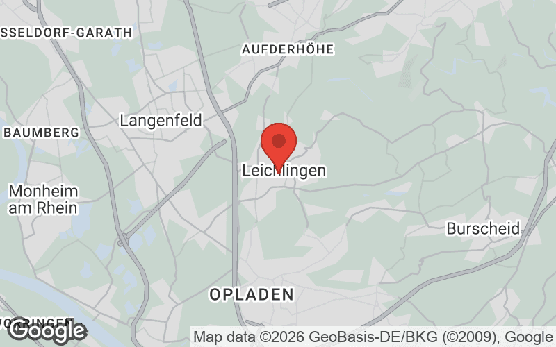 Karte von Leichlingen (Rheinland)