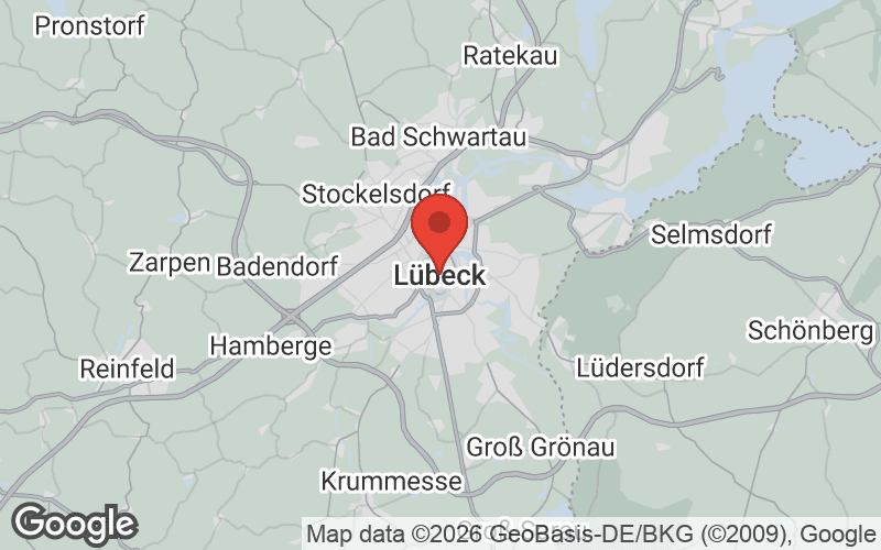 Karte von Lübeck