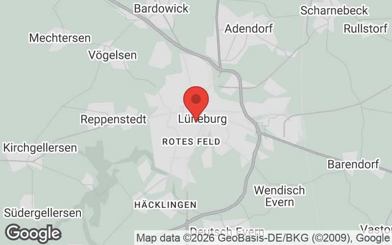 Karte von Lüneburg