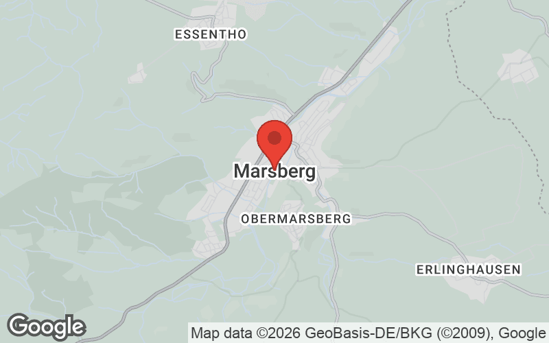 Karte von Marsberg