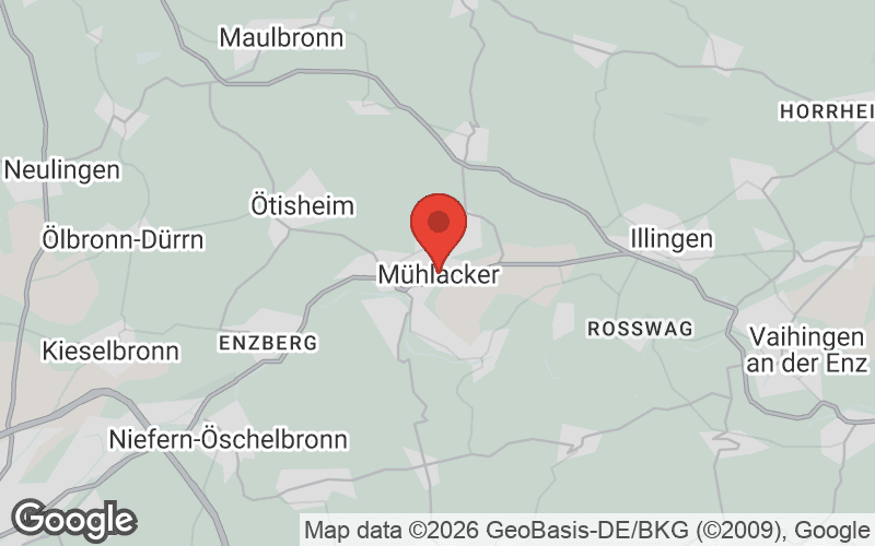 Karte von Mühlacker