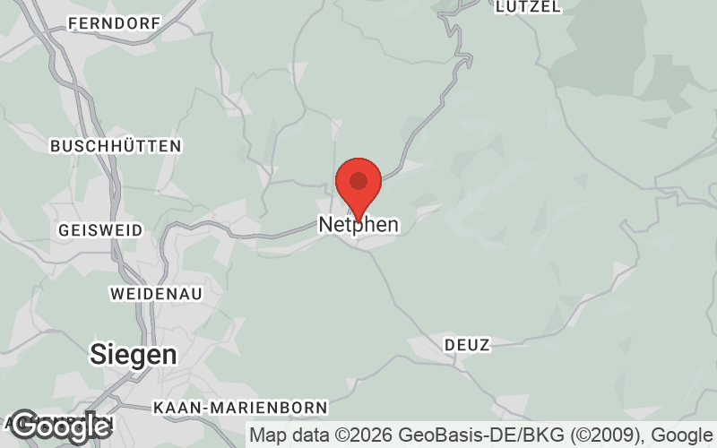 Karte von Netphen