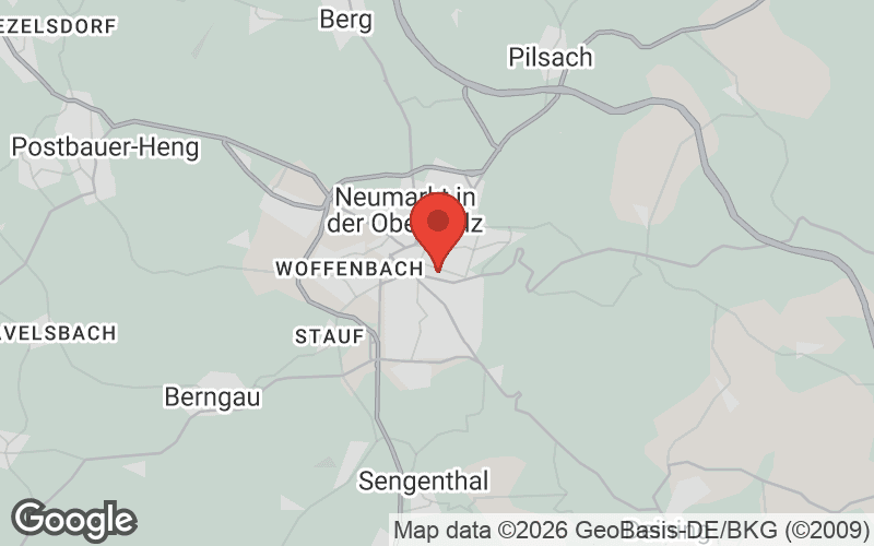 Karte von Neumarkt in der Oberpfalz