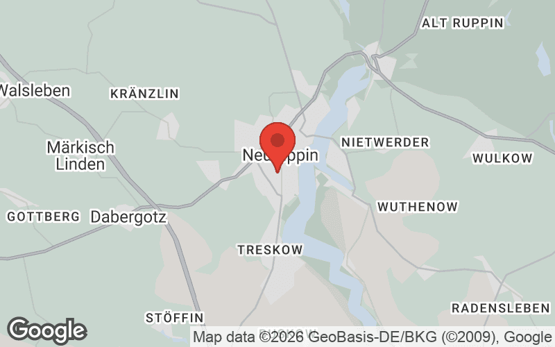 Karte von Neuruppin