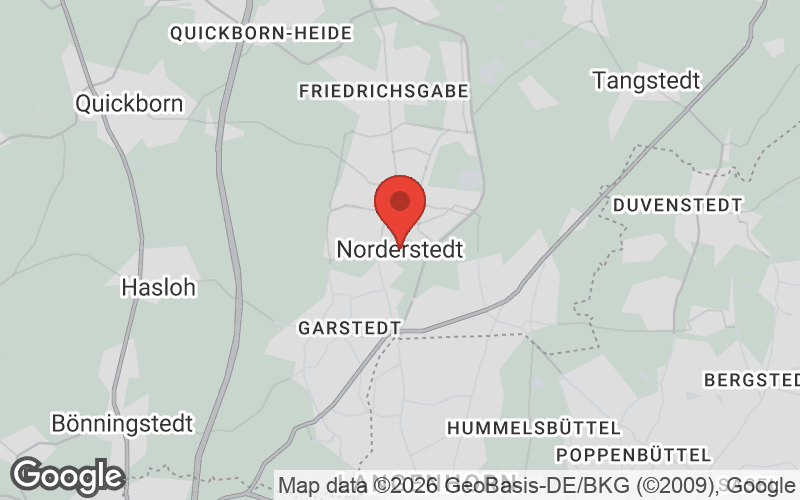 Karte von Norderstedt