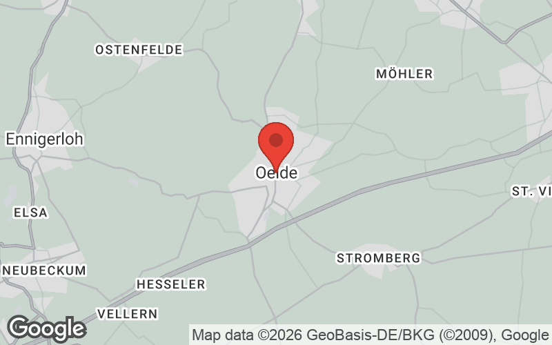 Karte von Oelde