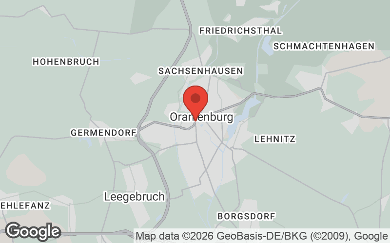 Karte von Oranienburg