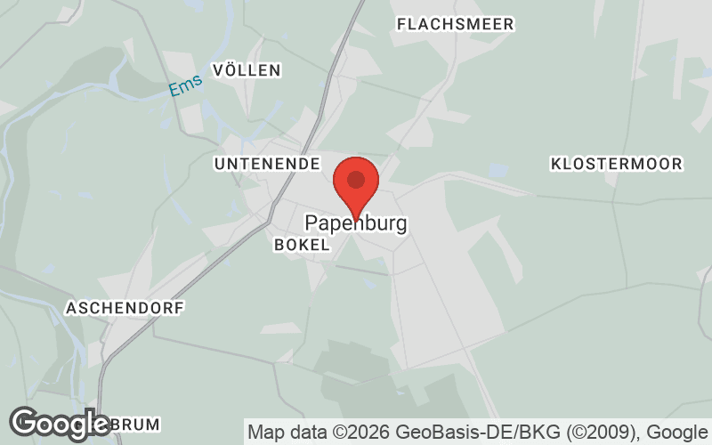 Karte von Papenburg
