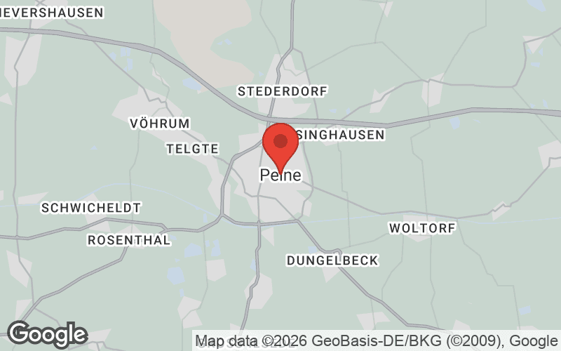 Karte von Peine
