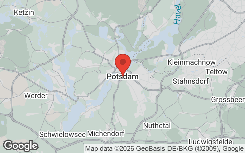 Karte von Potsdam
