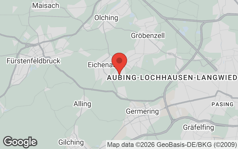 Karte von Puchheim