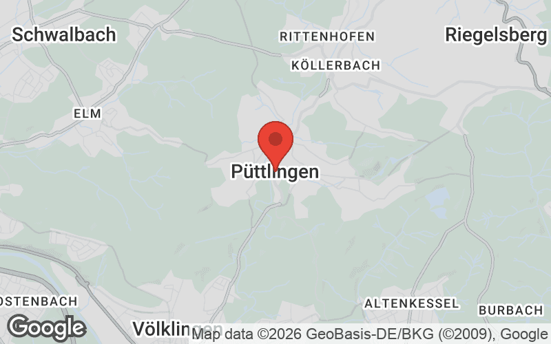 Karte von Püttlingen