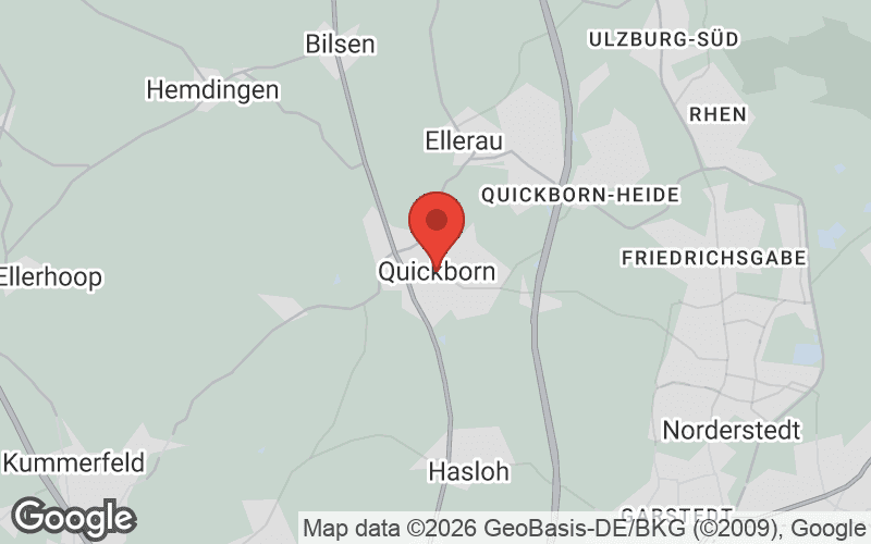 Karte von Quickborn