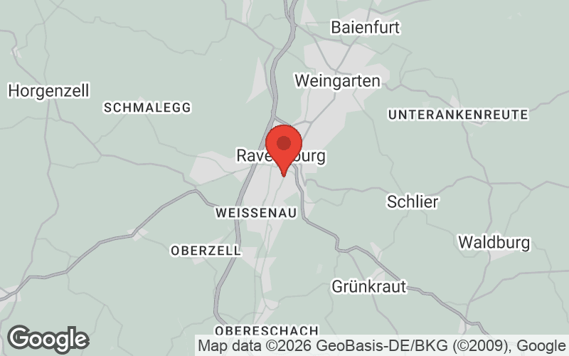 Karte von Ravensburg