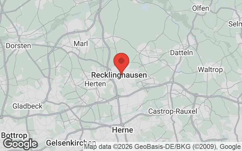 Karte von Recklinghausen