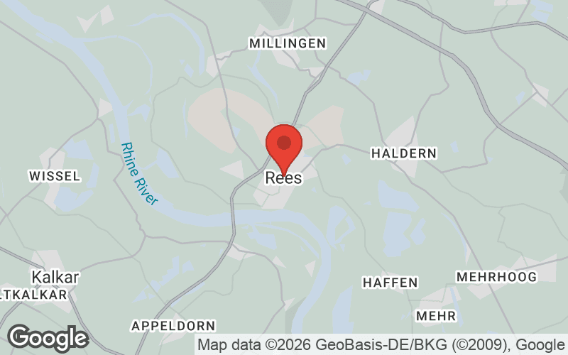 Karte von Rees