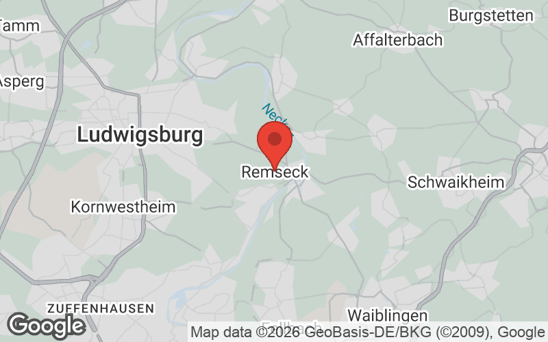 Karte von Remseck am Neckar