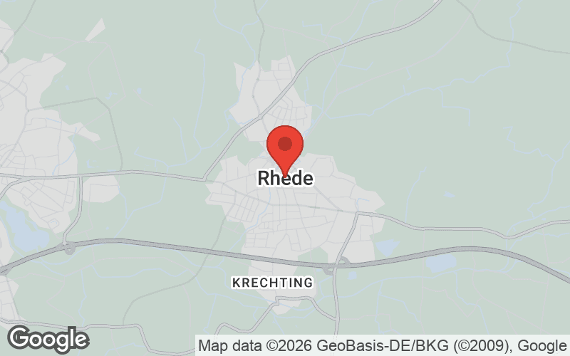 Karte von Rhede