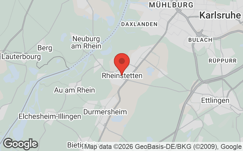 Karte von Rheinstetten