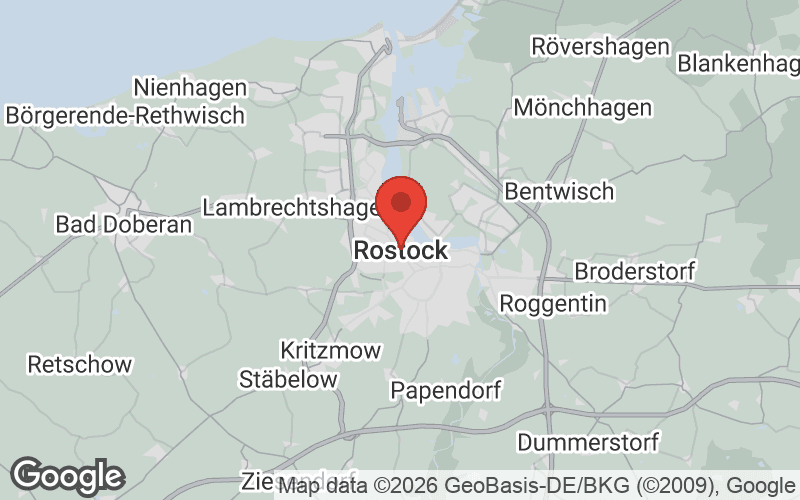Karte von Rostock