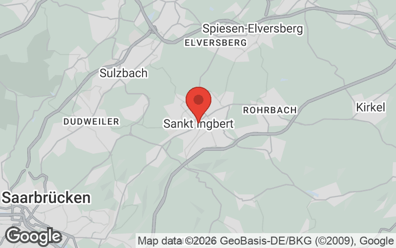 Karte von Sankt Ingbert
