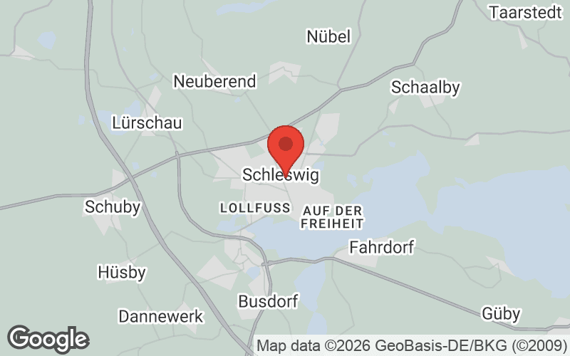 Karte von Schleswig