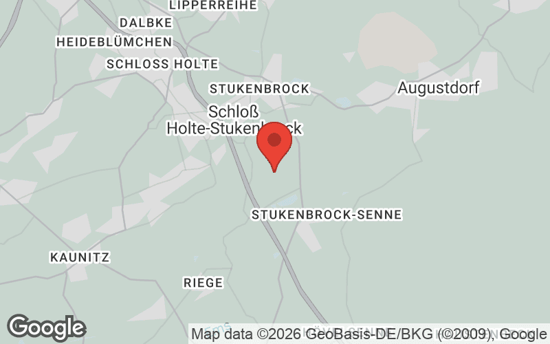 Karte von Schloß Holte-Stukenbrock
