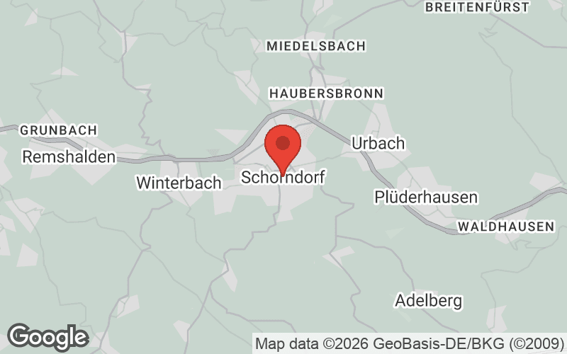 Karte von Schorndorf