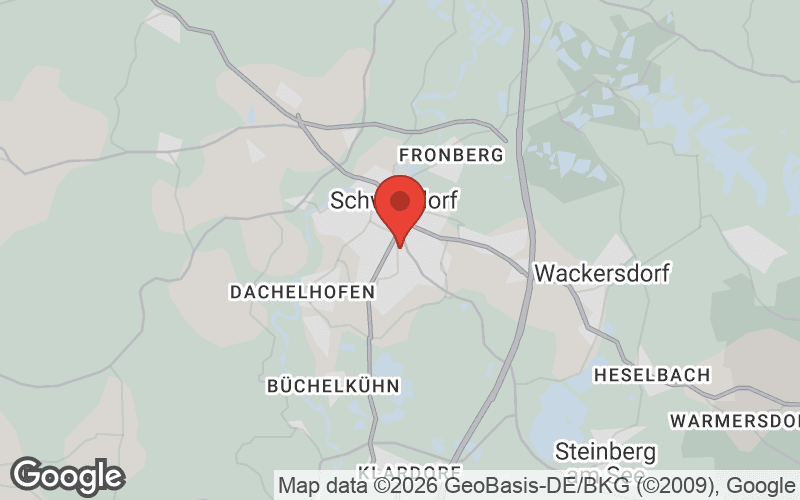 Karte von Schwandorf