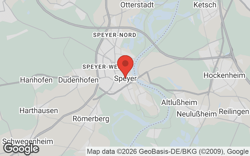 Karte von Speyer