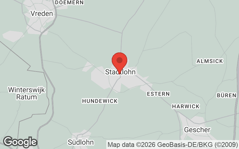 Karte von Stadtlohn
