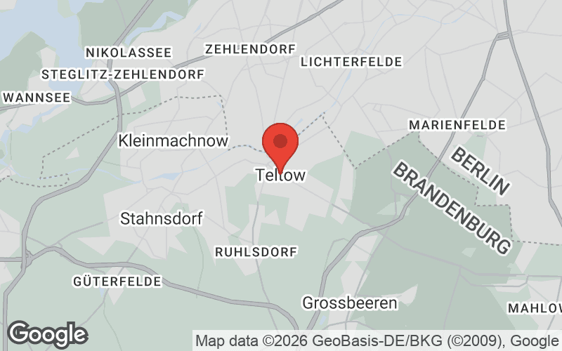 Karte von Teltow