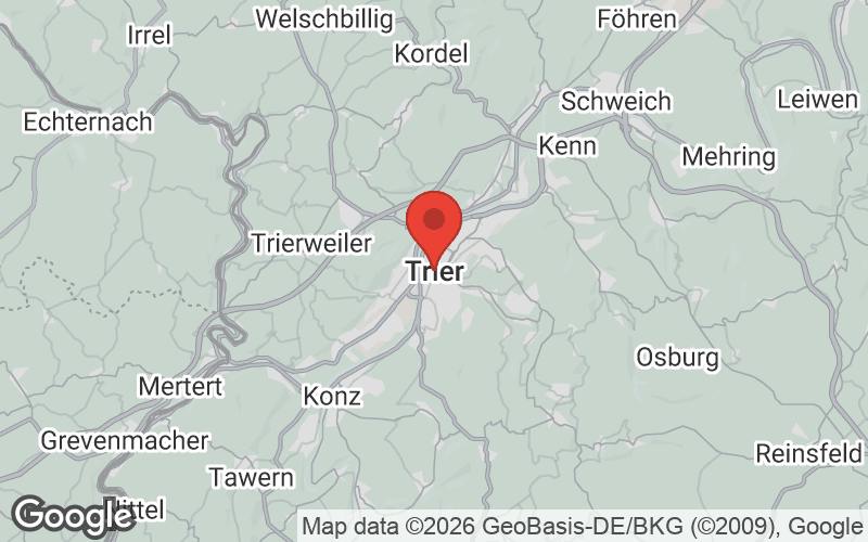 Karte von Trier