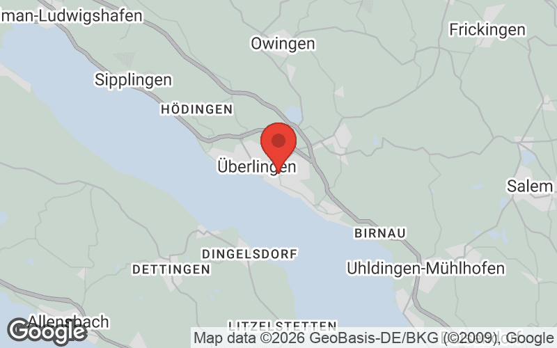 Karte von Überlingen