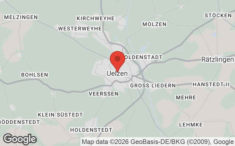 Karte von Uelzen