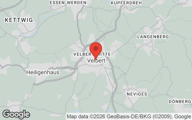 Karte von Velbert