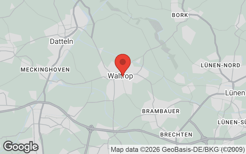 Karte von Waltrop