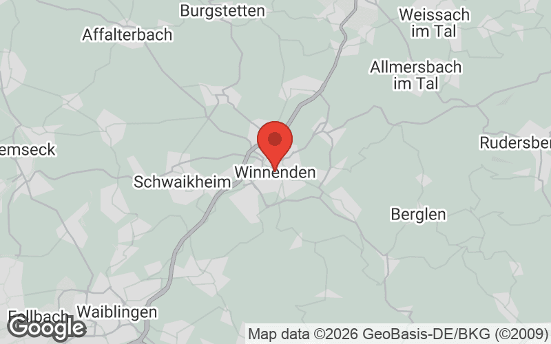 Karte von Winnenden