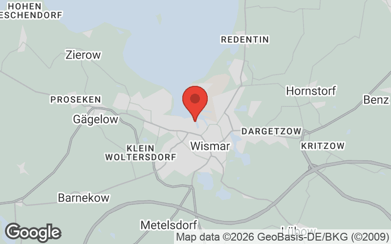 Karte von Wismar